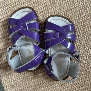 Purple Saltwater Sandals